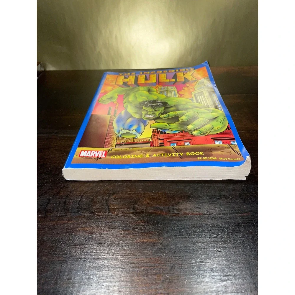 The Incredible Hulk Coloring & Activity Book Marvel 2002 Paradise Press‎